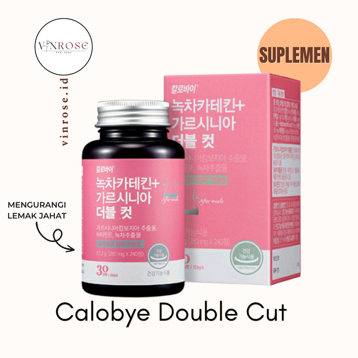 Calobye Double Cut Teh Hijau Catechin Garcinia Diet Korea/ Teh Diet