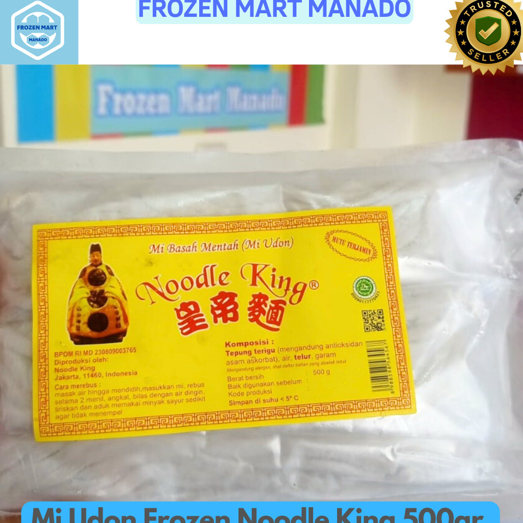 

Mi Udon Frozen Noodle King 500gr - Frozen Mart Manado (Frozen Food Manado)