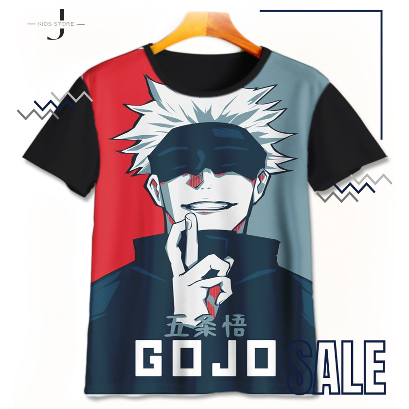 Kaos Anak Jujutsu Kaisen Gojo Satoru Satoru gojo-8-designWD Baju Anak Anime Umakuka - JKids Store