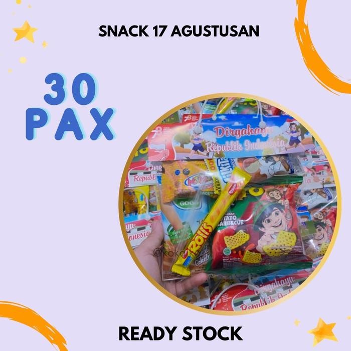 

Snack 17 Agustusan Isi 30 Pax Ready Stock