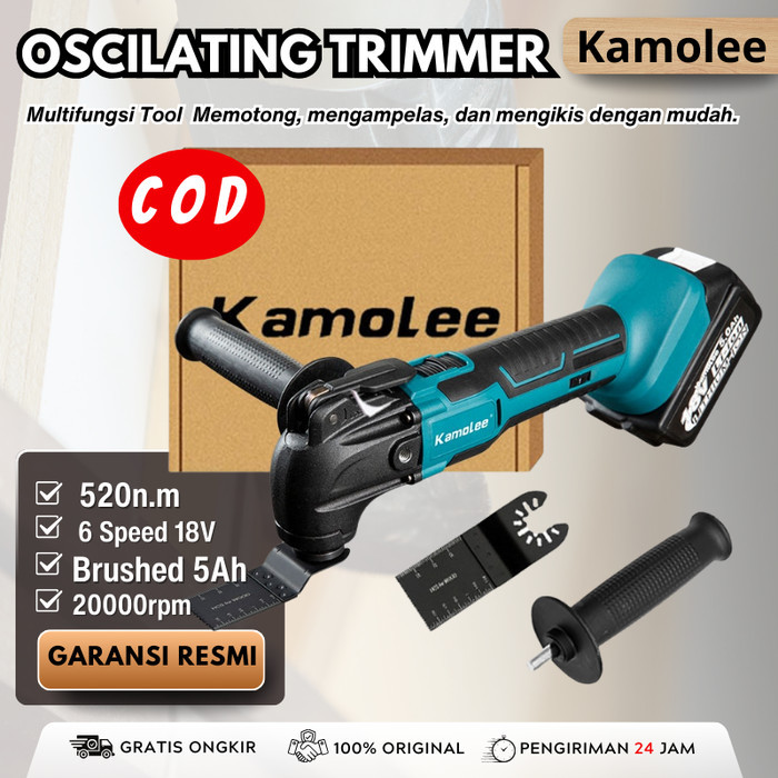 TERBARU kamolee-Electric Mesin Cut cordless Trimer Saw-Oscillating Multi Tool