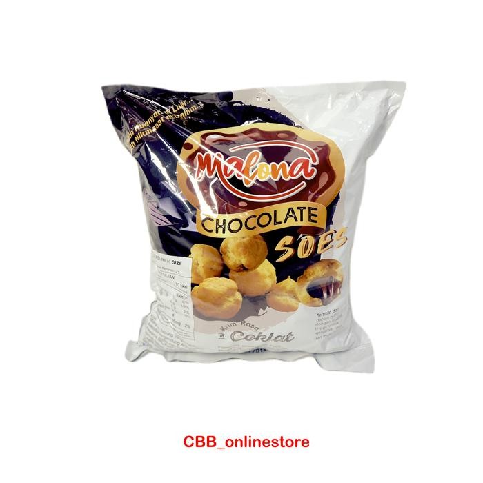 

terbaru !!! malona soes coklat 2kg - camilan kering premium dengan cita rasa coklat - chocolate,