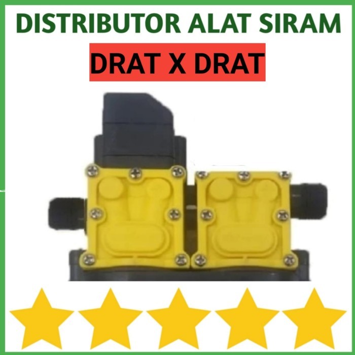 Pompa Dc 12V Double Pump 12L/M Dc Cuci Motor Steam Misting Jet Cleaner