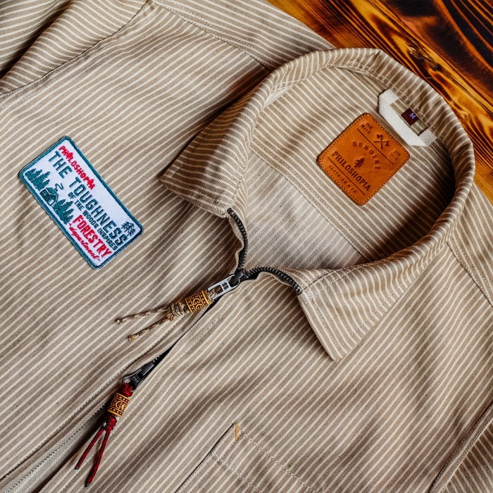 WORK JACKET - Hickory Denim