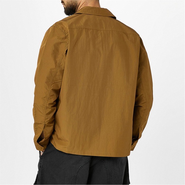 Fred Perry Zip Overshirt Jacket Shaded Stone Original