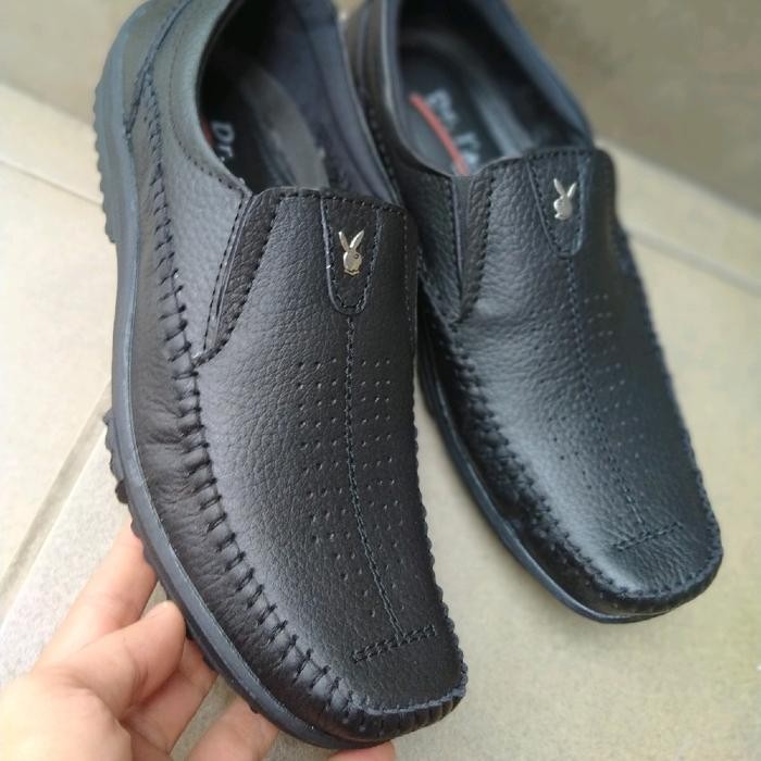 Good Quality Sepatu Santai Pria Kulit Asli Sepatu Casual Pria Kulit Asli Coklat Hitam Flat Shoes