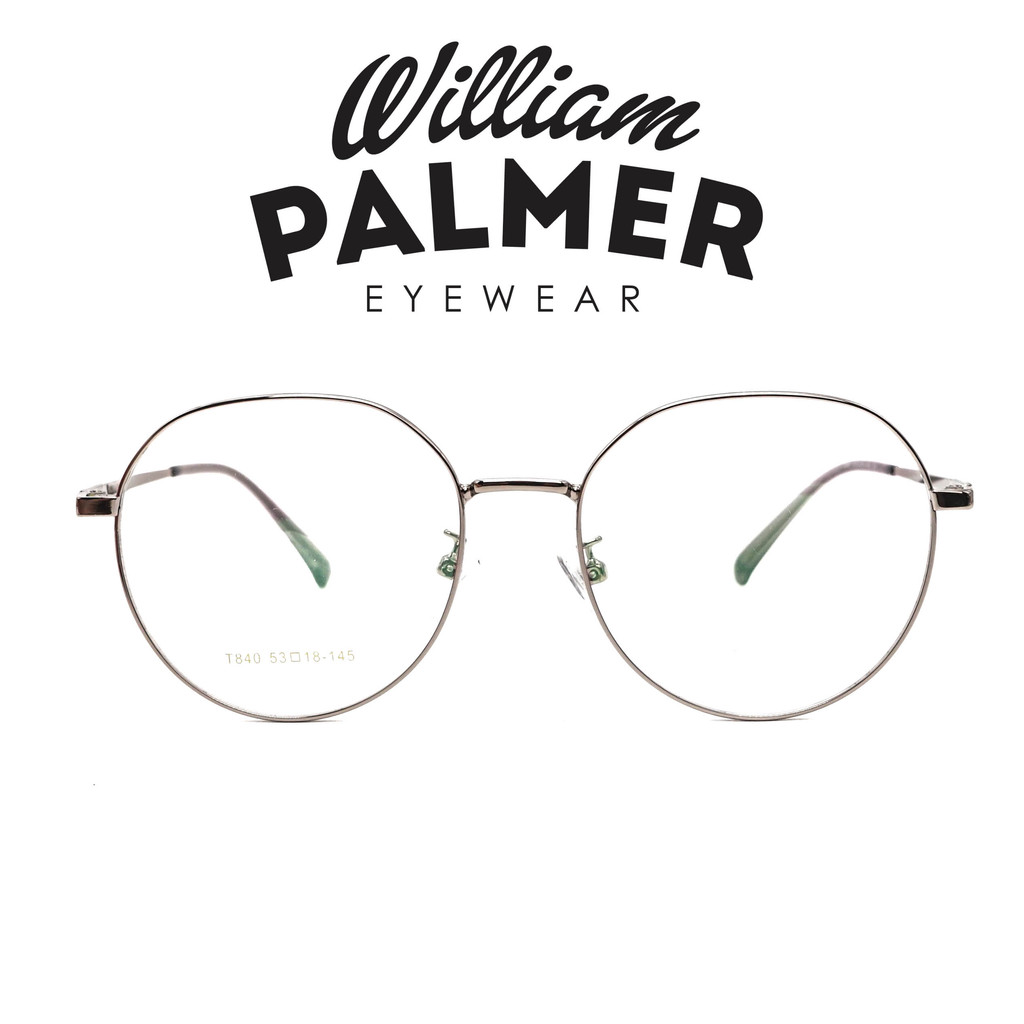William Palmer Kacamata Pria Wanita Metal 840 C5 Gunmetal