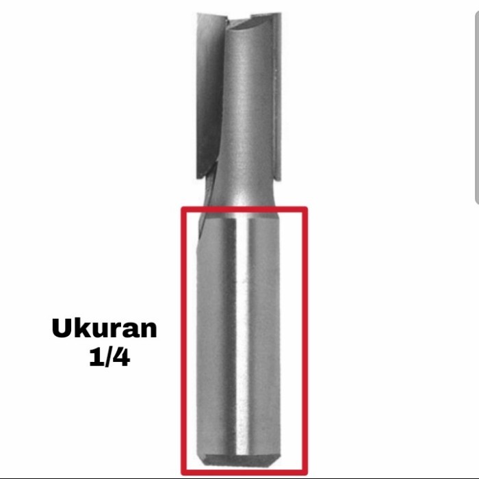 ] MATA PROFIL KAYU LURUS STRAIGHT BIT 4MM / MATA PROFIL TRIMMER ROUTER
