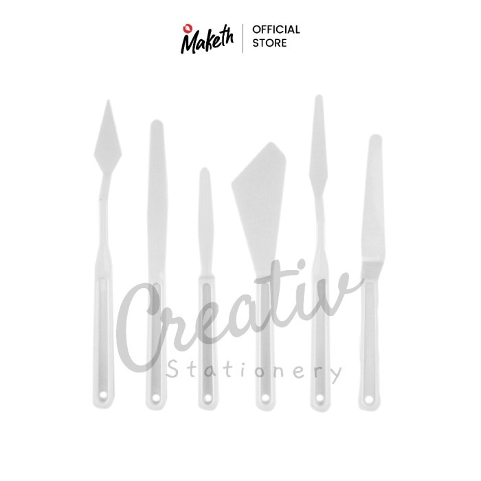 

PROMO! Maketh Plastic Palette Knife Pisau Ukir Palet Doff Plastik Pottery Scu