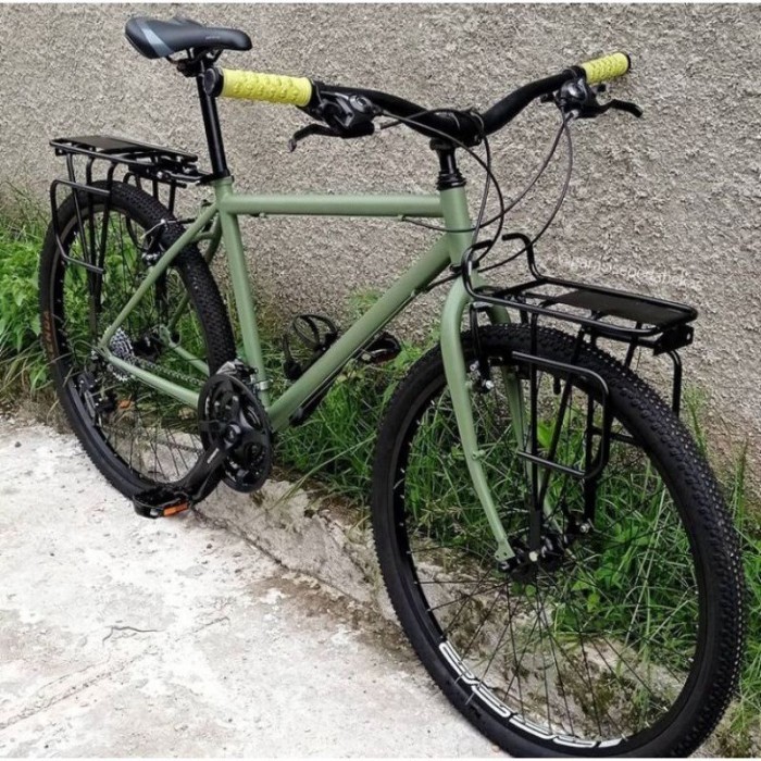 PROMO Rak Pannier Touring Sepeda Bagasi Depan Belakang Boncengan Sepeda