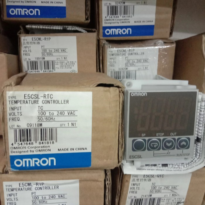 Temperature Controller Omron E5Csl-Rtc