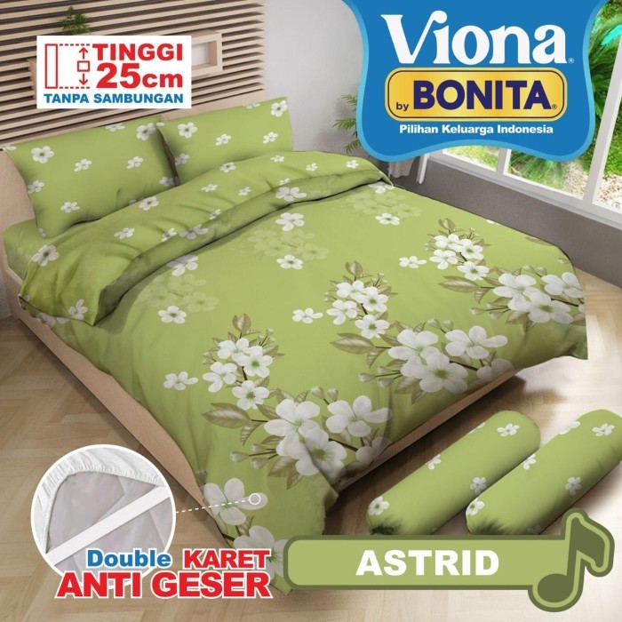 Terbaru Bedcover Bonita Viona 180X200 / 160X200 Tinggi 25 Terlaris