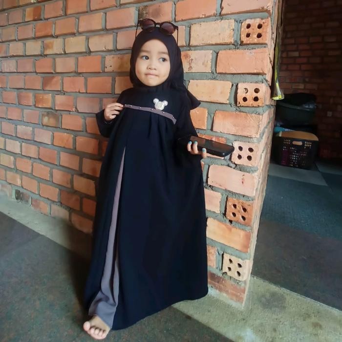 GAMIS TERBARU BAJU ANAK PEREMPUAN USIA 6-12 THN SHAFANA DRESS CANTIK TERBARU KEKINIAN LEBARAN PUTIH