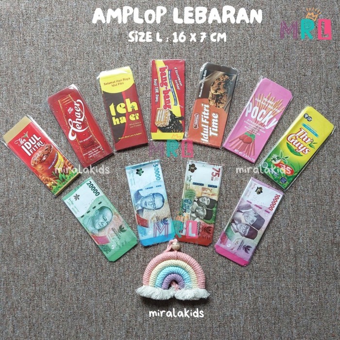 

Terlaris Amplop Lebaran Karakter Lucu - Angpao Hari Raya Idul Fitri Print Motif SALE