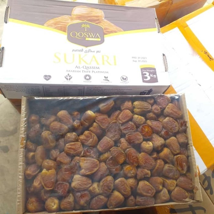 

Kurma Sukari Merk Qoswa Arabian Dates Platinum 3 Kg