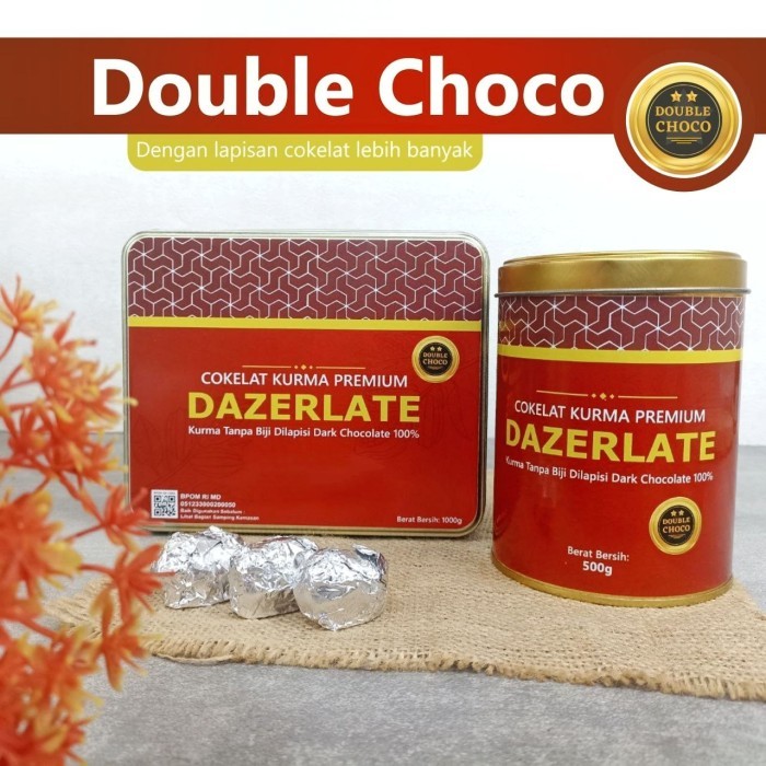 

Cokelat Kurma Dazerlate Double Choco (Zero Sugar)