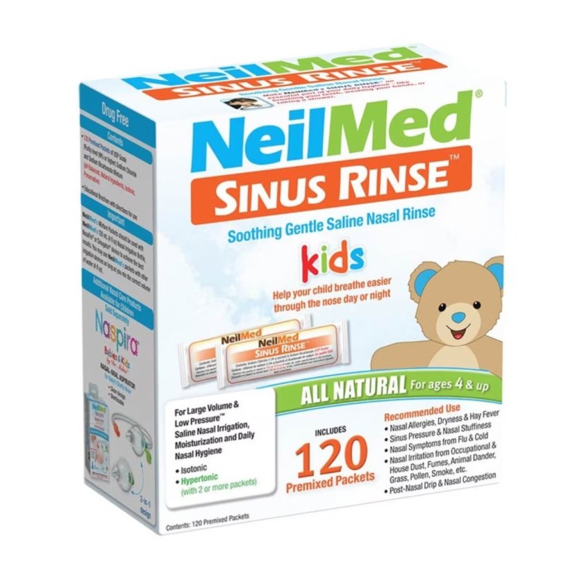 NEILMED SINUS RINSE KIDS - 120 PREMIXED SACHET
