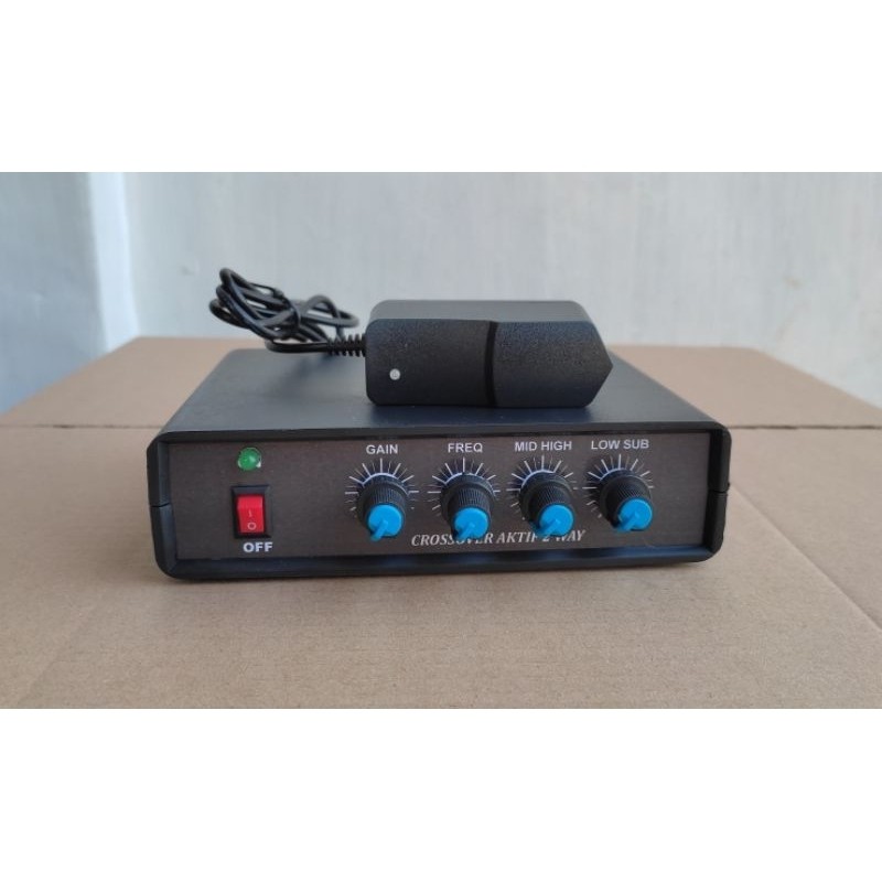 Crossover aktif 2 way low sub mid high