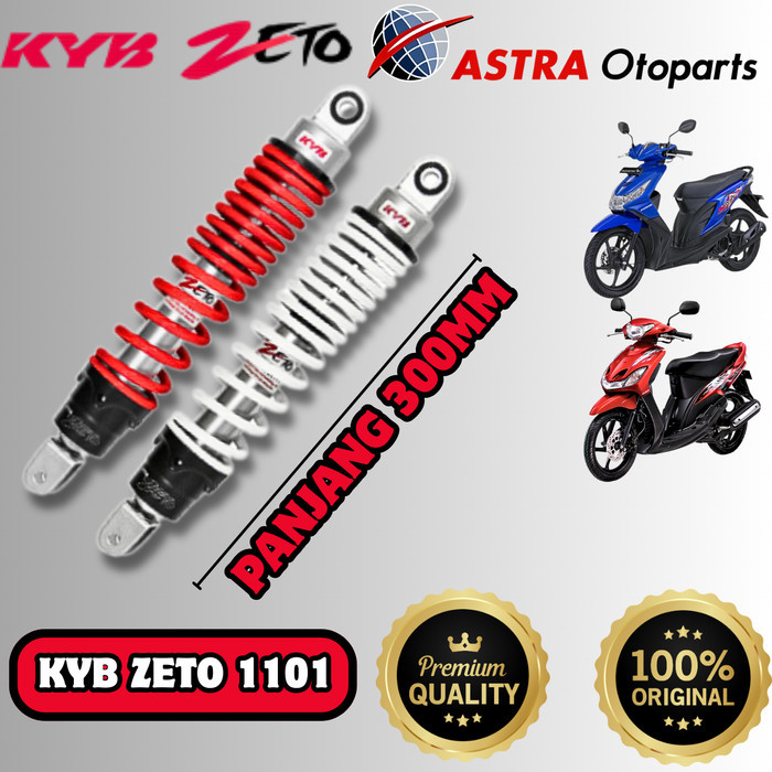 Shock Kyb Zeto 1101 Motor Mio Sporty Mio J M3 Fino Xeon Gear Aerox 125