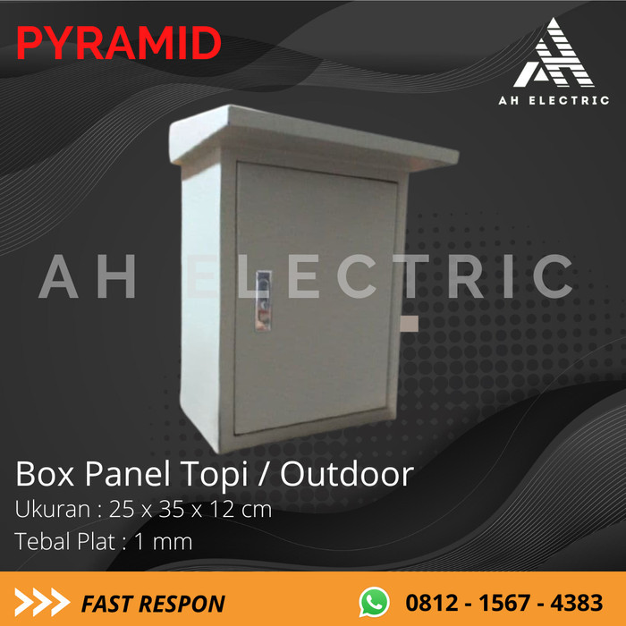 Pyramid Box Panel Outdoor 25X35X12 / 25X35 / 35X25 / Box Panel Topi