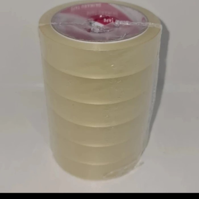 

Terbaru!! Lakban Isolasi Daimaru Tape Bening 24Mm X 72 Yard Slop 6 Rol Packing Aman