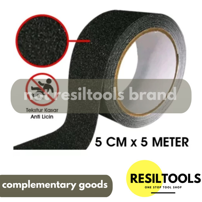 

Diskon Lakban Anti Slip Licin 5 Meter Step Nosing Solasi Pengaman Lantai Packing Aman