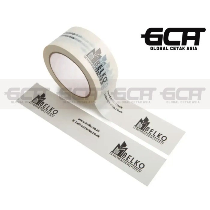 

Barang Terlaris Lakban Custom Print ( 1 Warna ) 48Mm Isi 36 Rolls Packing Aman
