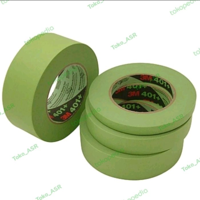 

Promo Masking Tape 3M 401+ Green/Hijau-Lakban 3M 233 High Performance Packing Aman