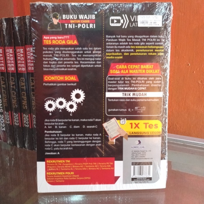 

Terbaru Buku Panduan Wajib Tes Masuk Tni Polri Sistem Cat Promo