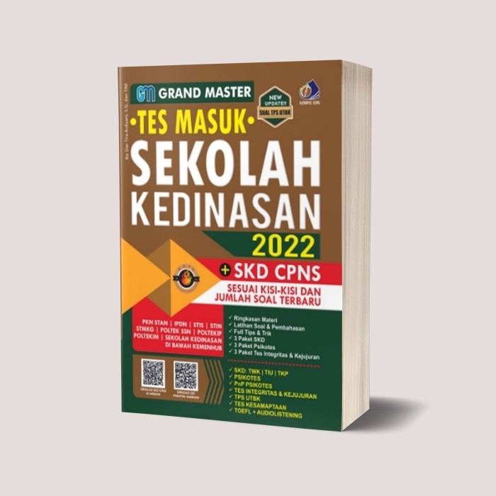 

Terbaru Buku Soal : Grand Master Tes Masuk Sekolah Kedinasan 2022 - Ika Siwi T Promo