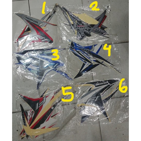 TERLARIS Striping lis&Stiker Body&Stiker Motor Vario 125 2014