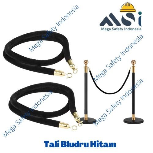 

TERBARU Tali Pembatas Tiang Antrian Bludru Hitam HOT SALE!
