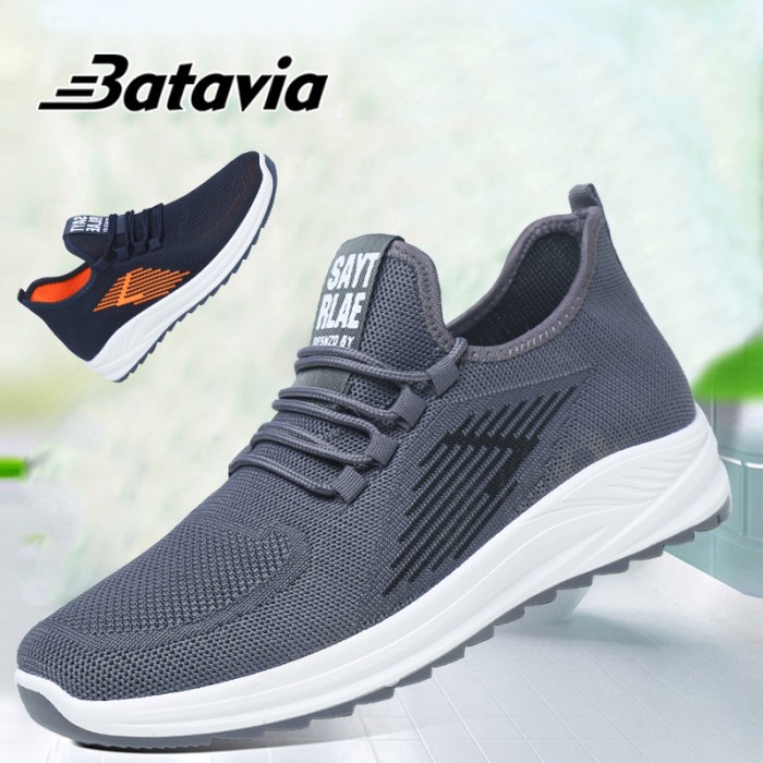 TERLARIS BATAVIA 2023 BARU SEPATU PRIA TREN ALL-MATCH KASUAL SEPATU LARI BAWAH LEMBUT BERNAPAS