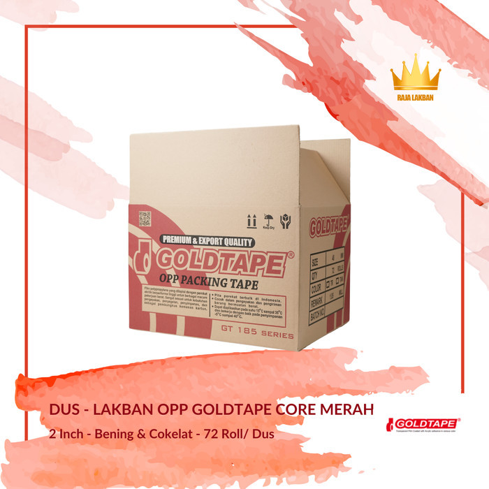 

Sale Lakban Goldtape / Plakban Goldtape Opp Core Merah 90 Yard - Per Dus