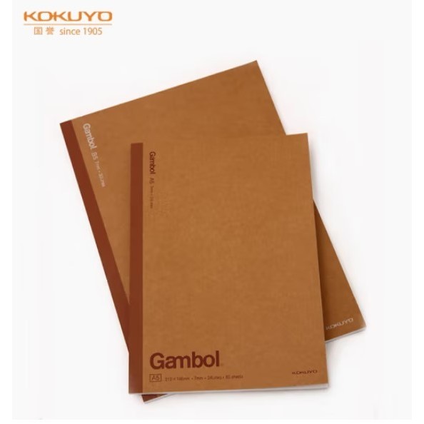 

Sale Kokuyo Gambol Lined Kraft Paper Note Book A5 - Wcn-G5601C