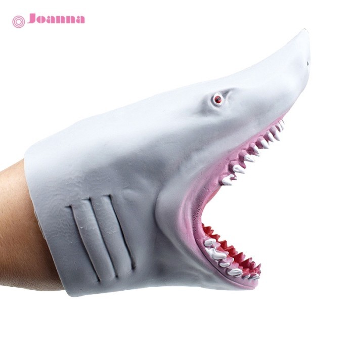 PROMO Mainan Sarung Tangan Boneka Tangan Bentuk Kepala Hiu Untuk Cerita