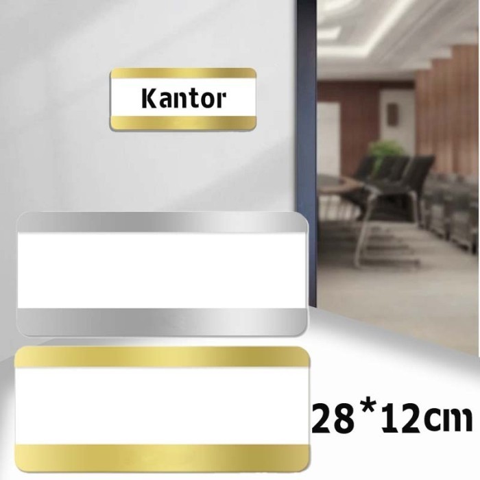 HOT SALE Papan Nama Ruangan Kantor Papan Nama Sliding Papan Nama Akrilik Dinding Universal Papan