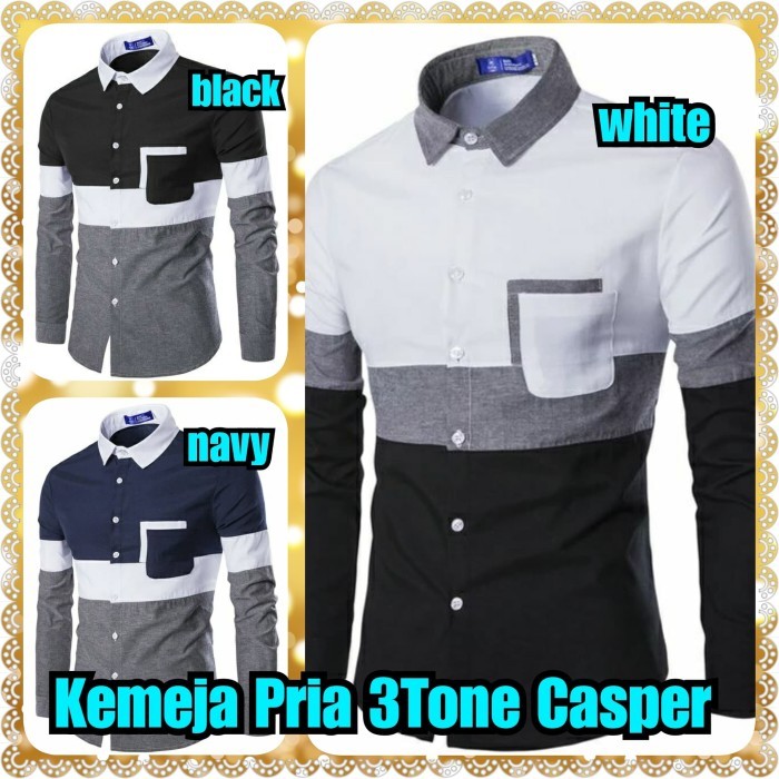 Kemeja Pria 3 Tone CASPER