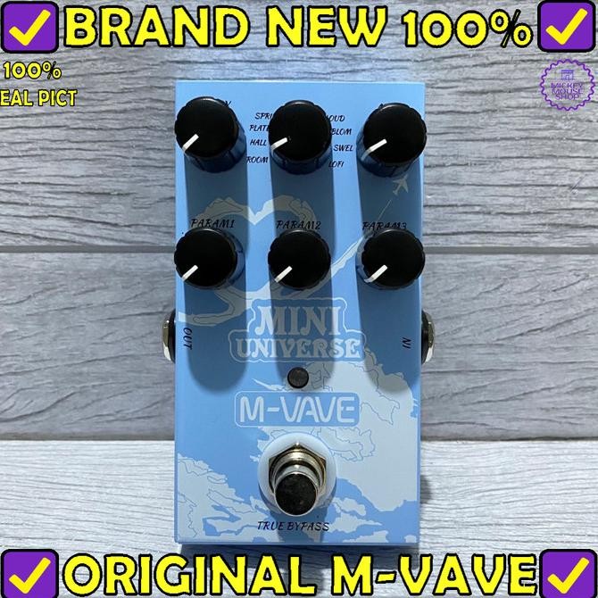 Efek Gitar M-VAVE MINI-UNIVERSE PD38 Multi Reverb BigSky Pedal 9in1
