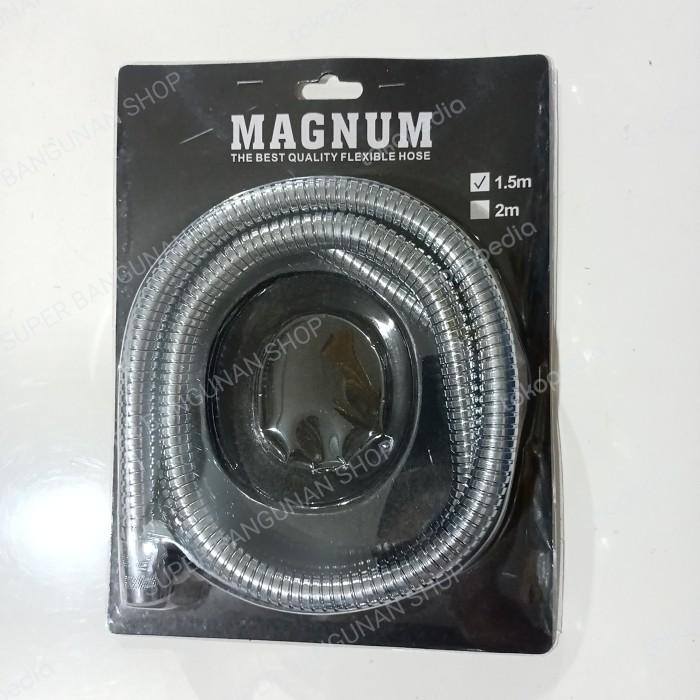FLEXIBLE HOSE SHOWER STAINLESS  1,5MTR DIAMETER 17MM