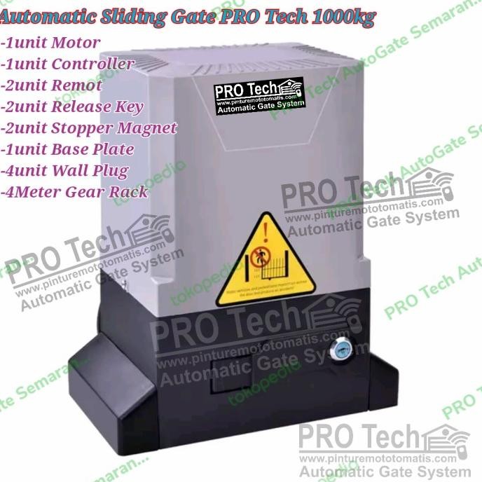 Pagar Otomatis PRO Tech 1000 Mesin Pintu Gerbang Sliding Gate