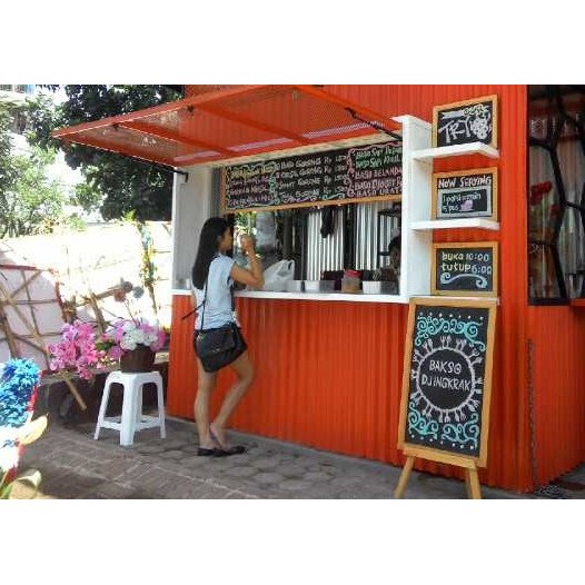 

Papan Tulis Kapur Papan Menu Cafe 50X80Cm