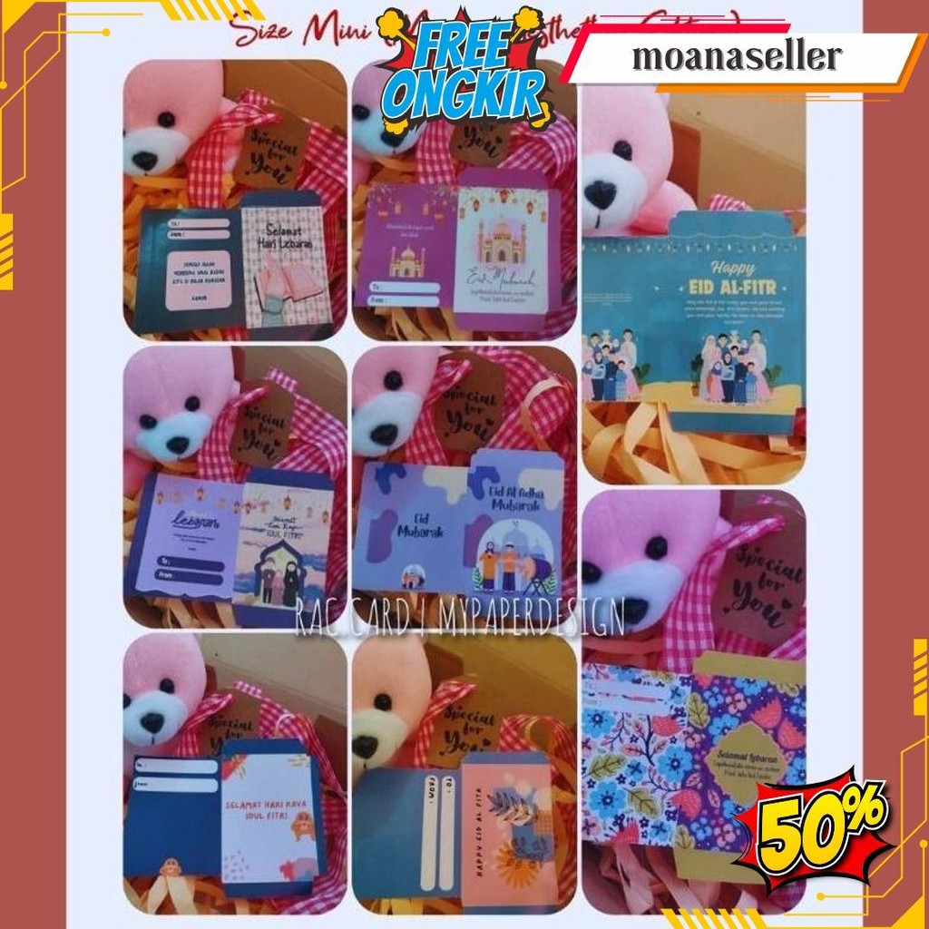 

(Lembaran Isi 100 Pcs) Bisa Pilih Motif Promo Amplop Lebaran Lembaran Free Plastik Original Produk