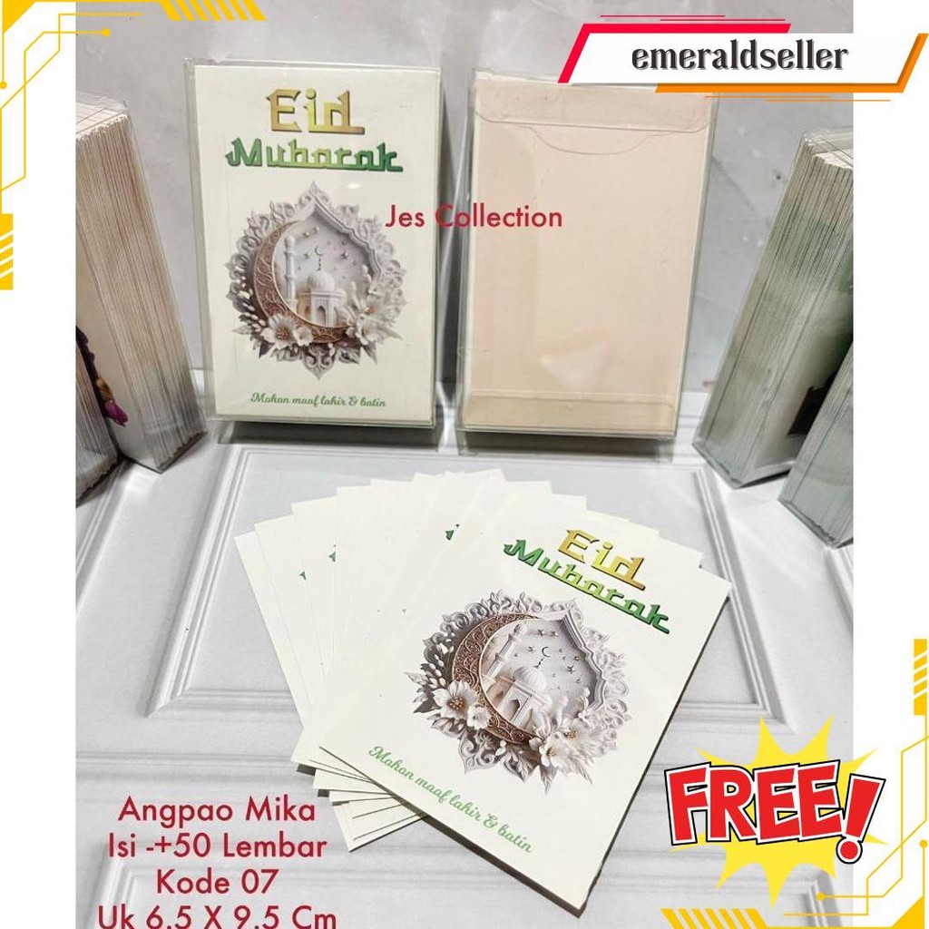 

Amplop Lebaran Idul Fitri (Isi 50Pcs) Amplop Karakter Angpao Lucu Gratis Ongkir