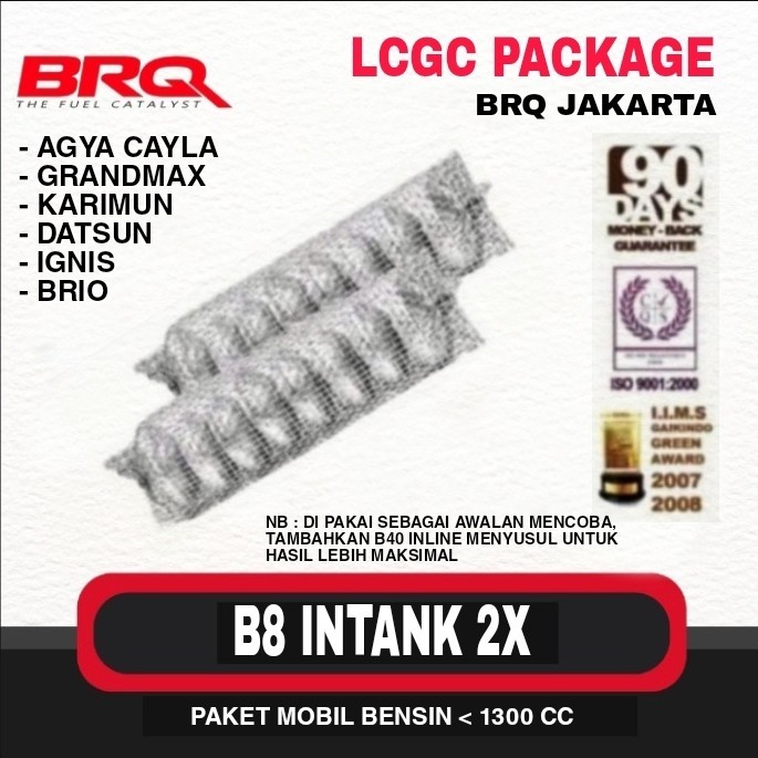 BRQ B8 INTANK PROMO FREE UJI EMISI 2 PCS ( BENSIN / SOLAR )