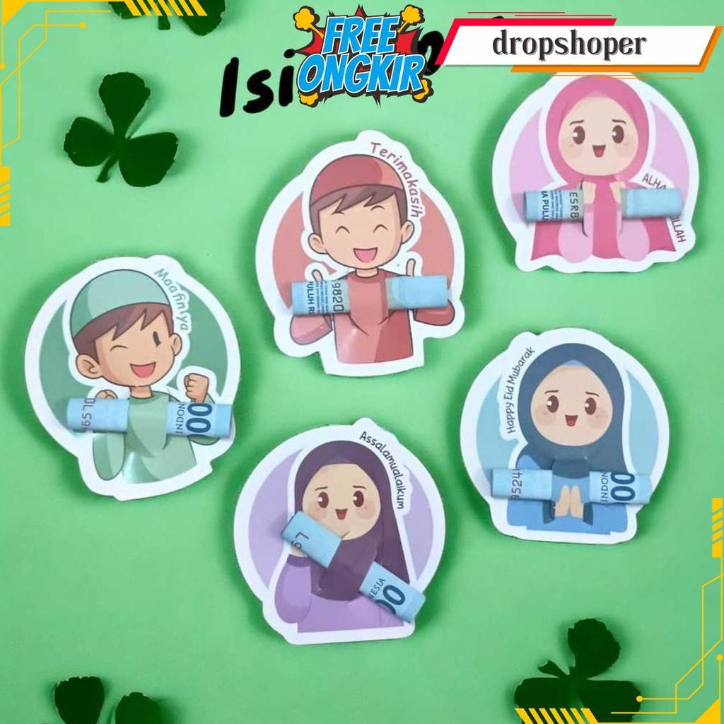 

(Isi 10 Pcs) Amplop Lebaran Karakter Unik / Amplop Lebaran 2025 Aesthetic / Amplop Lebaran Karakter Peluk / Amplop Lebaran Viral / Amplop Lebaran Karakter Murah Siap Kirim