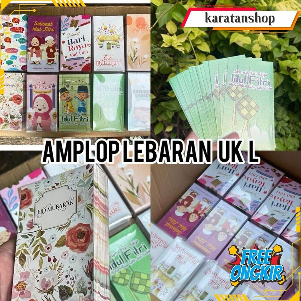

Amplop Lebaran Premium Paket Box Isi 50Pcs Muslim Islami Idul Fitri 2025 Original Produk