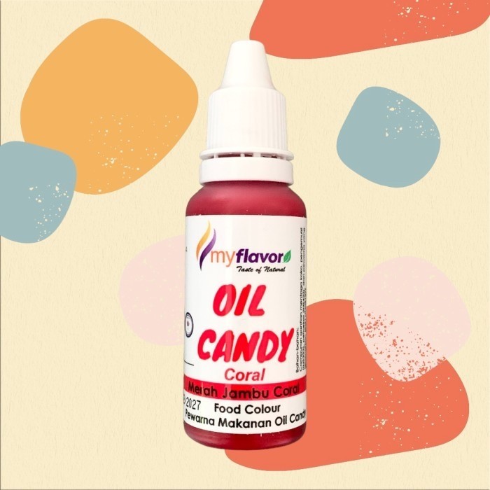 

:=:=:=:=] Coral Candy Oil for Chocolate My Flavor Pewarna Coklat Merah Jambu Coral