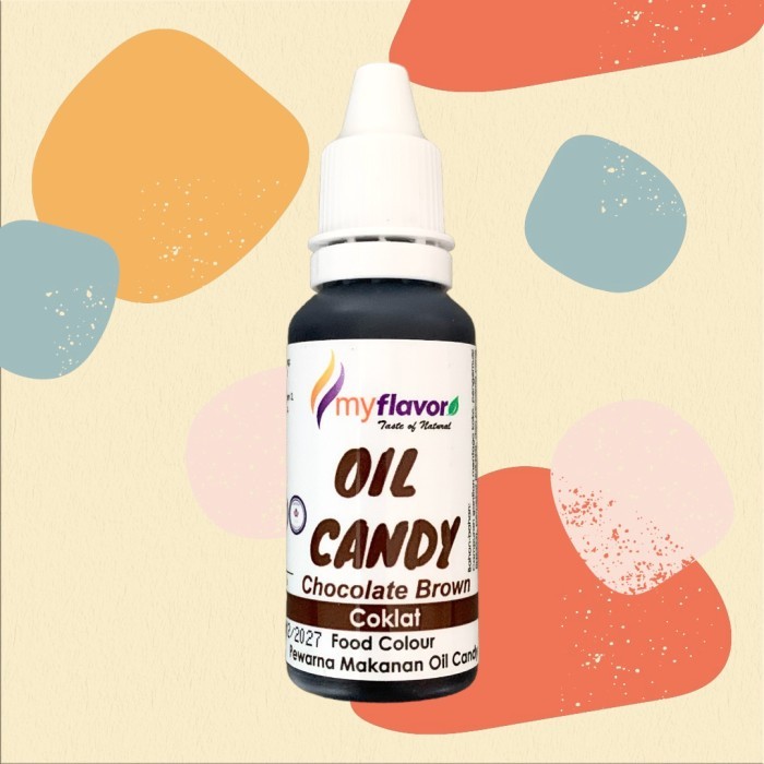 

`````````] Chocolate Brown Candy Oil for Chocolate My Flavor Pewarna Coklat