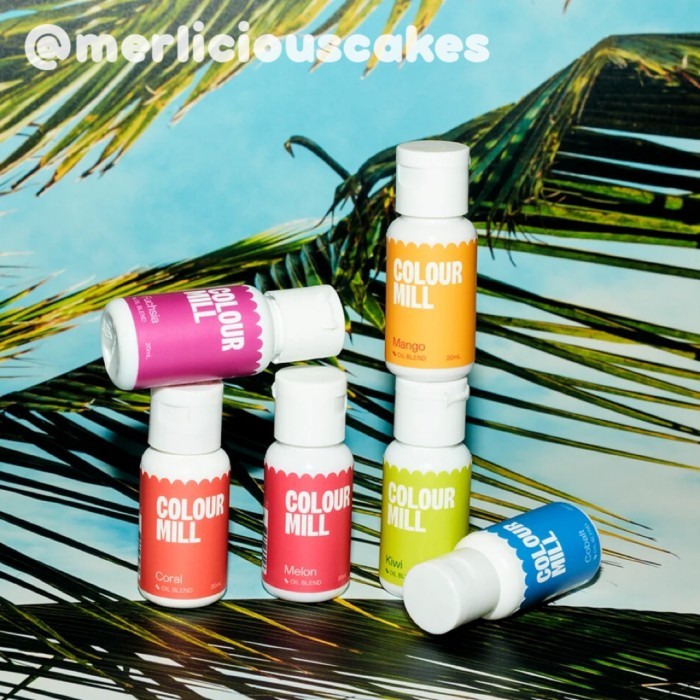 

#@#@#@#@] Colour Mill 6 Pcs Tropical Pack 20 ml Oil Based Colouring